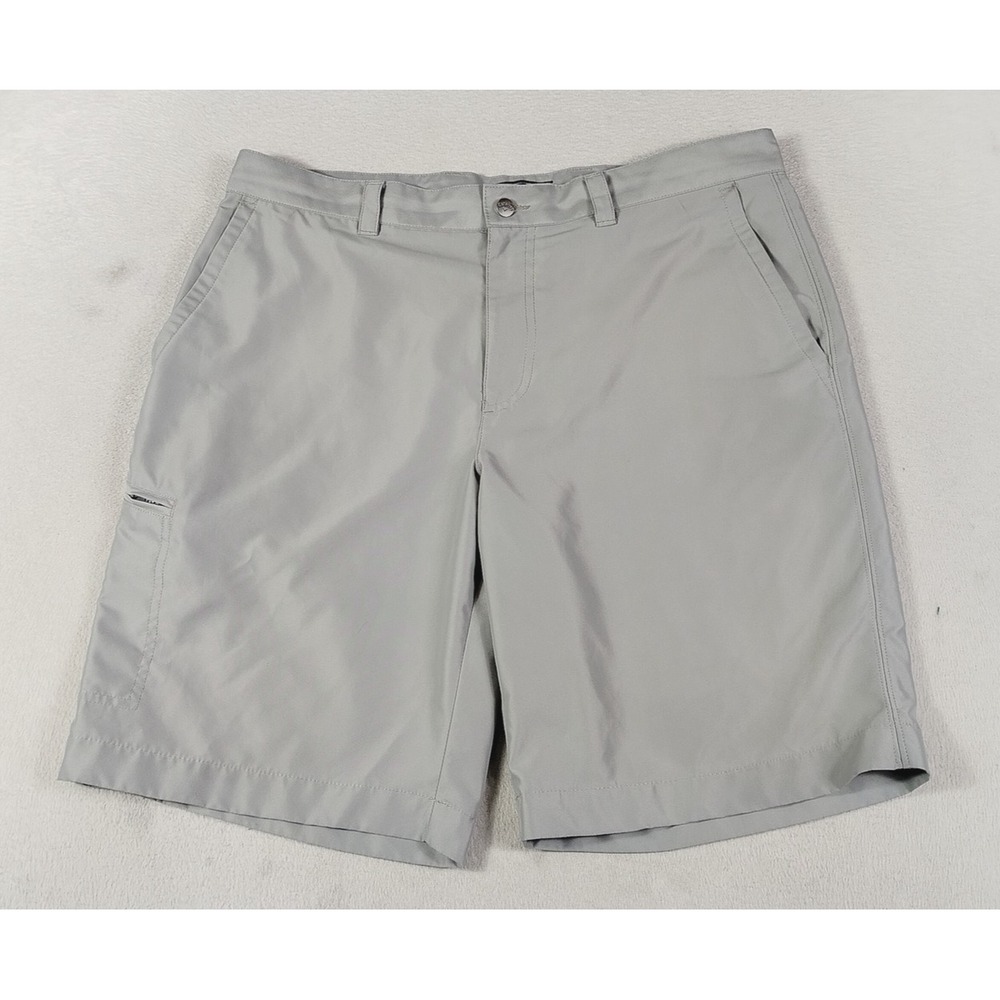 Callaway Shorts Mens 34 Gray Golf Polyester Twill Lightweight Pockets Activewear